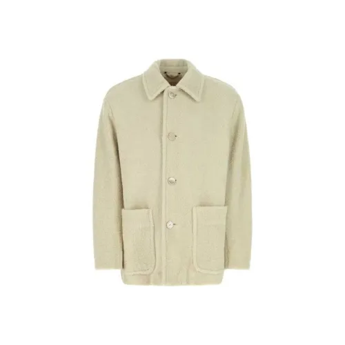 DRIES VAN NOTEN FW22 Пальто Мужское Желтое