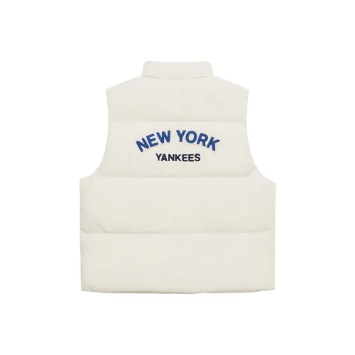 MLB Preppy Style Collection New York Yankees FW24 Пуховый жилет Унисекс Темный крем