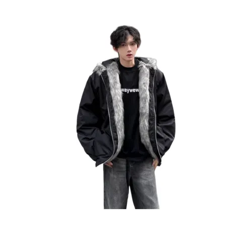 GRAMICA Хлопковый пуховик унисекс черного цвета