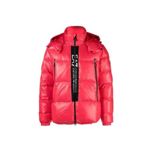 EMPORIO ARMANI EA7 Красный Мужской Пуховик