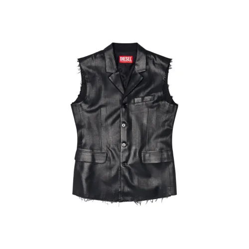 DIESEL Мужские черные жилеты