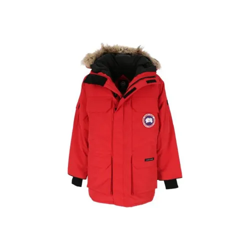 Canada Goose Красный Мужской Пуховик