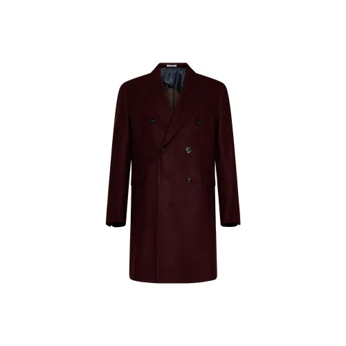 Boglioli Red Men's Coat Boglioli Красный Мужской Пальто