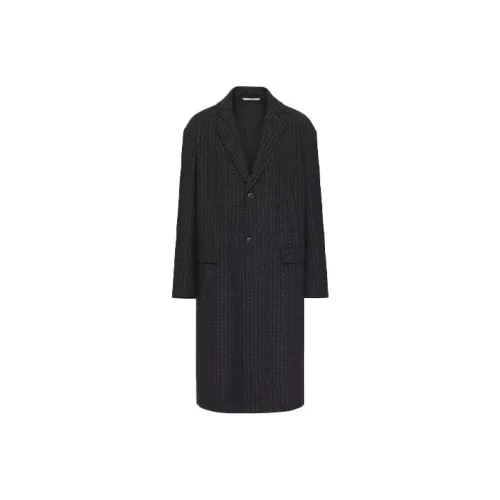 Valentino Мужское Серое Пальто