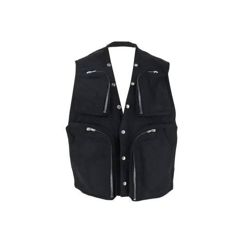 RICK OWENS совместный бренд Черные мужские жилеты