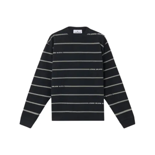 STONE ISLAND Свитшот Мужской Морской Синий