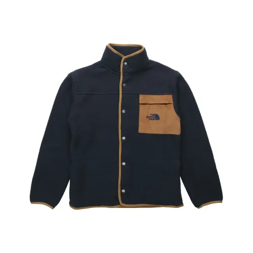 The North Face Синий Унисекс Бархатные Куртки