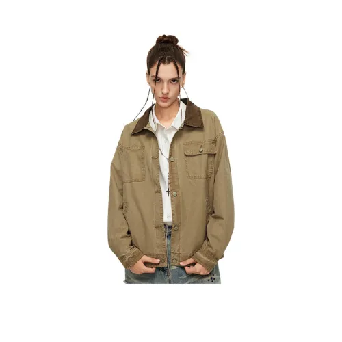 GTRG Хаки Унисекс Джинсовые куртки