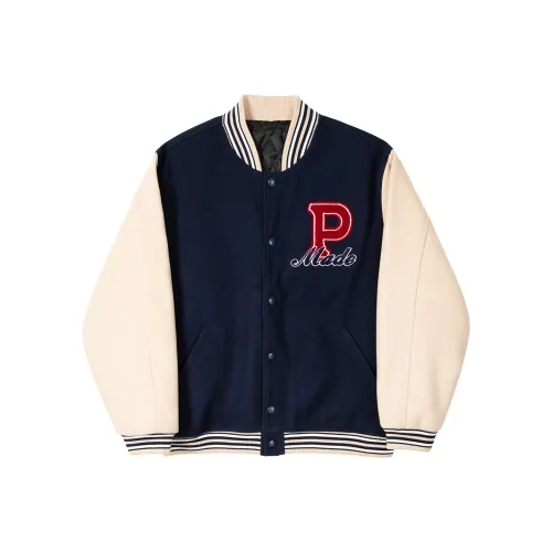 Phew Осенний Зимний Бейсбол Куртка Унисекс Темно-Синий; Хаки; Зеленый