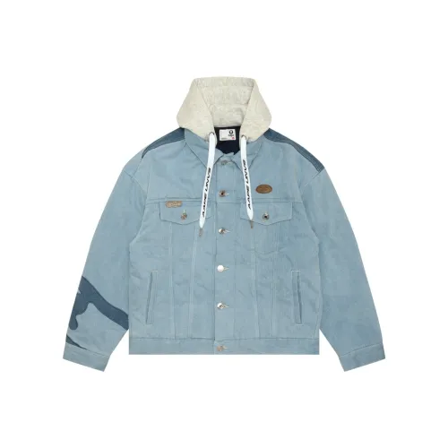 Aape FW24 Denim Jacket Men's Blue