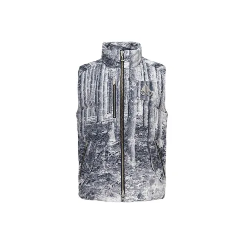 Moose Knuckles FW24 Жилет Мужской Лесной с принтом
