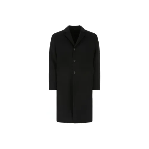 PRADA Мужское черное пальто