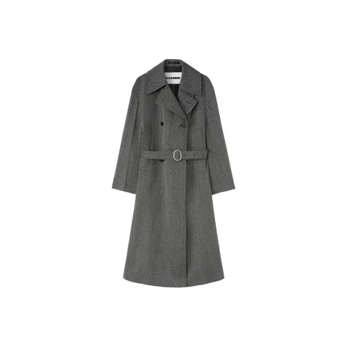 JIL SANDER Серый Мужской Пальто