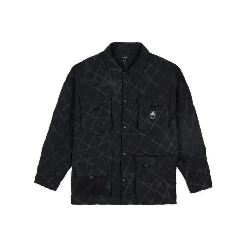 Co-бренд Brain Dead Brain Dead X INVINCIBLE коллаборация, фирменная черная мужская куртка