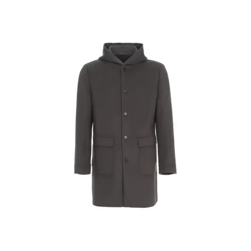 BRAUN BUFFEL Пальто Мужское Темно-Кофейное