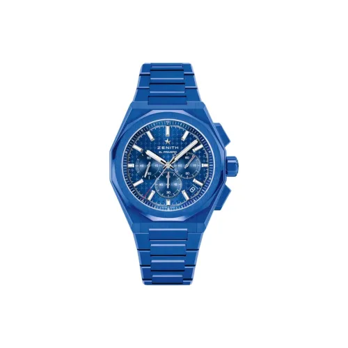 Zenith Автоматический Механический Механизм Мужские Часы 42 мм Синий
