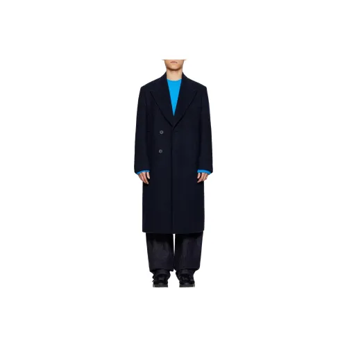 WOOYOUNGMI Пальто Мужское Морской Синий