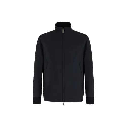 Canali Мужские синие куртки