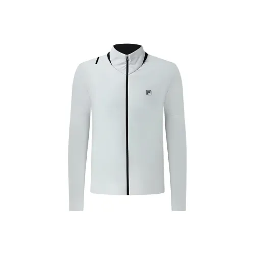 FILA Mist Серый Синий Мужской Пуховик (Пуховая куртка)