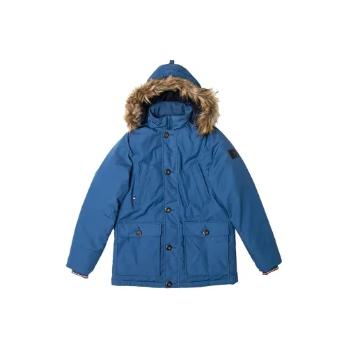 Tommy Hilfiger Синий Мужской Пуховик