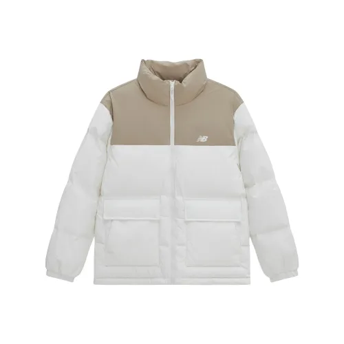 New Balance Пуховик Унисекс Хаки Белый