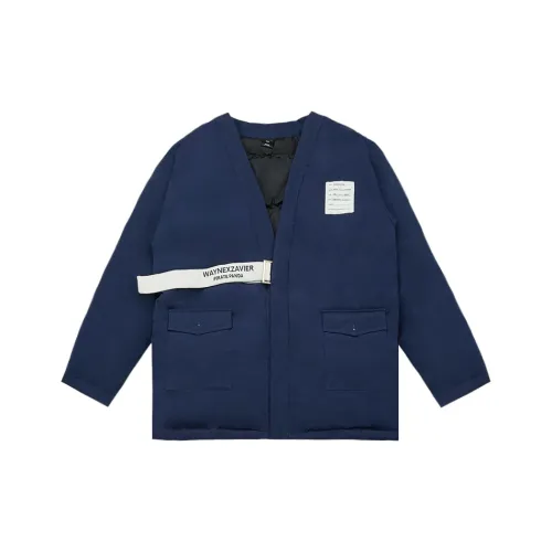 WAYNEXZAVIER Темно-синий Мужской Пуховик