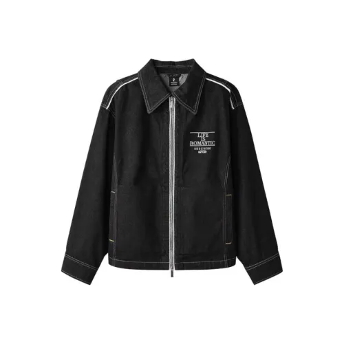 Skechers x ROMANTIC CROWN Куртки и Пальто Унисекс Черный