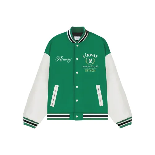 AIRWAY Зеленый Унисекс Бейсбольная Джерси