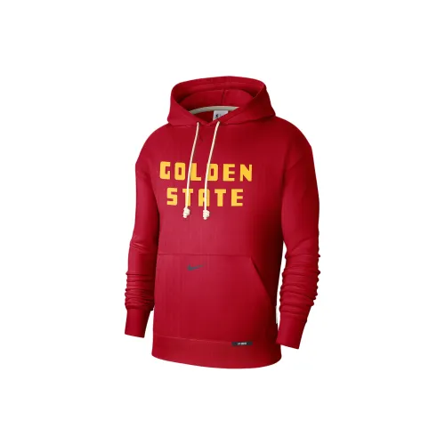 Nike x NBA Золотистый State Warriors Dri Форма Стандартный Размер Проблема Городской Edition Свитшот Мужской