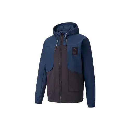 PUMA Темно-синие мужские куртки