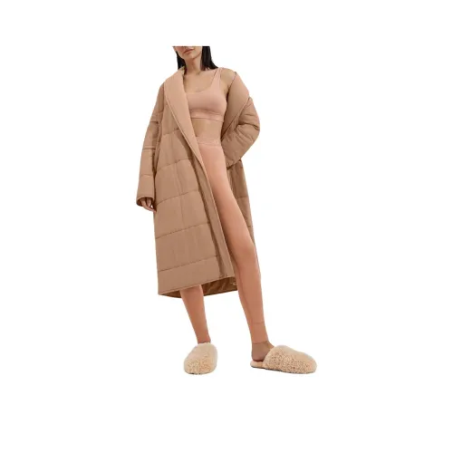 UGG All Gender Quade Quilted Robe Пальто Унисекс Коричневый
