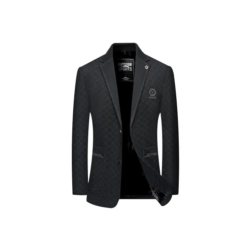 FIRS Черный Мужской Деловой Костюм