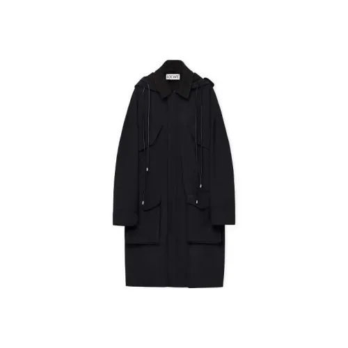 LOEWE Совместное издание Черное мужское пальто