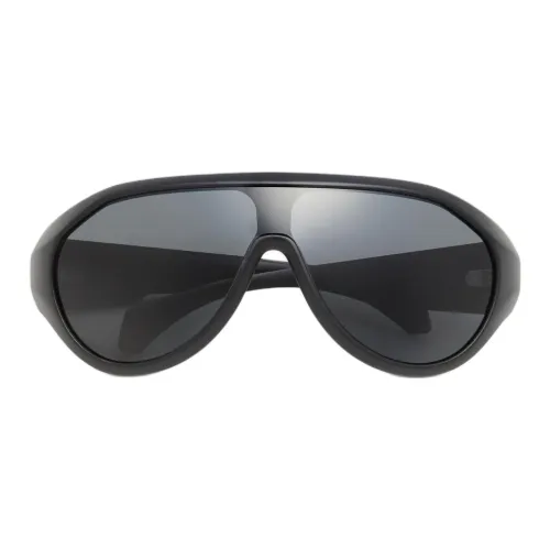 Moncler Вакуумная Формовка OVAL SUNGLASSES Унисекс Черный