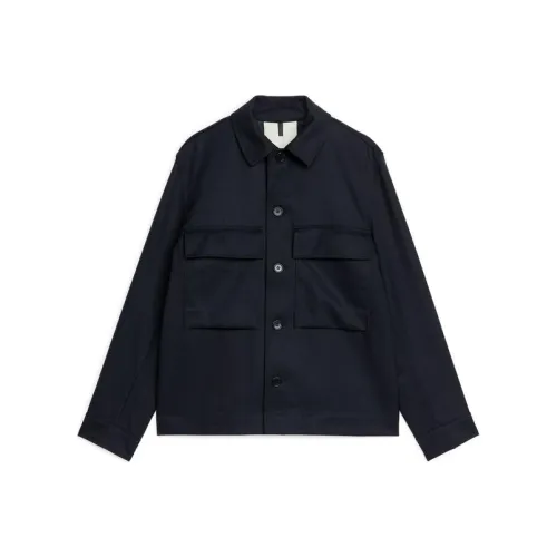 ARKET Темно-синие мужские куртки