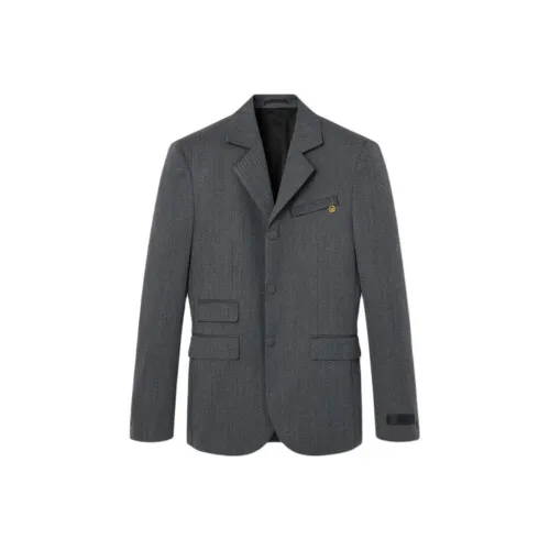 FANSIZHE SS25 Бизнес-костюм Пальто Мужской Черный Серый