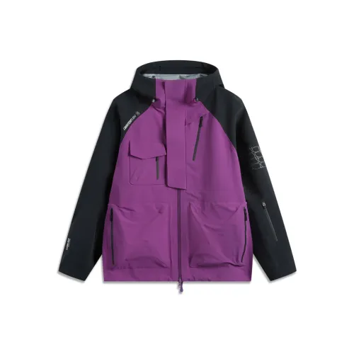Лайнер Outdoor CF Tracing Водонепроницаемый и Ветрозащитный Ветровка Унисекс Космос Фиолетовый
