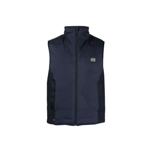 Tommy Hilfiger Blue Men's Gilets Томми Хилфигер Синий Мужской Жилеты