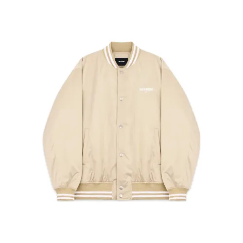 WE11DONE FW22 Бейсбольная куртка Унисекс Экрю