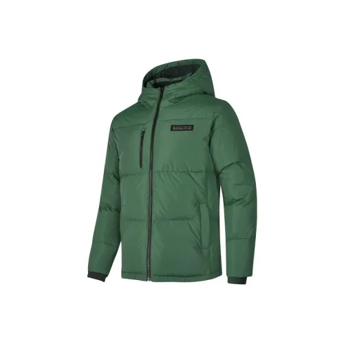 Skechers Пуховик Мужской Кустарниковый Зеленый