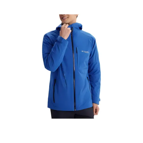 Columbia совместный бренд Титан Поход Водонепроницаемый Ветрозащитный и Устойчивый к истиранию Ветровка Мужской Синий