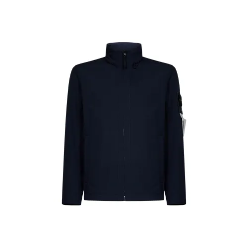 KITON Мужские синие куртки