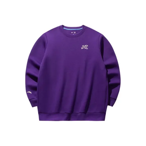 ANTA Basketball Collection Толстовка Мужской Лайм Фиолетовый