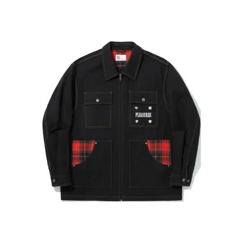 LINING X Pleasures Denim Jacket Men's Black