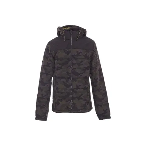 Adidas Пуховик Мужской Армейский Зеленый