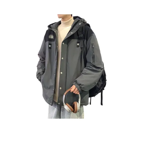 Tonlion FW23 Хлопковый пуховик Мужской Черный