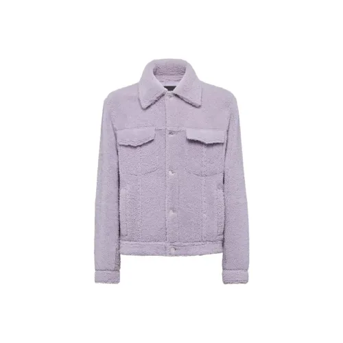 Fendi Светло-фиолетовый Мужские Куртки