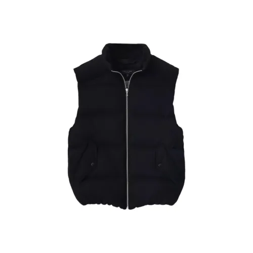 RAG&BONE Мужской пуховый жилет черного цвета