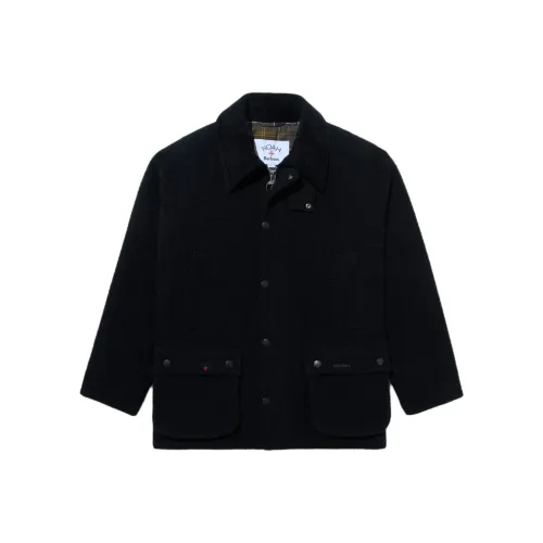 NOAH Barbour Коллаборация Черная Унисекс Куртка