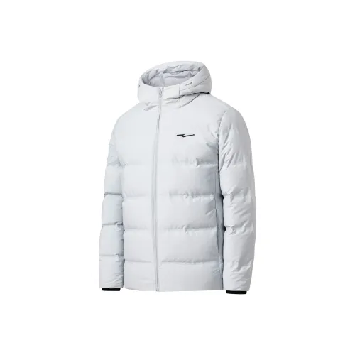 Erke Cloud Gray Men's Down Jackets